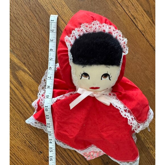 Topsy Turvy Reversible Little Red Riding Hood Plush Doll Wolf Grandma - Picture 9 of 9
